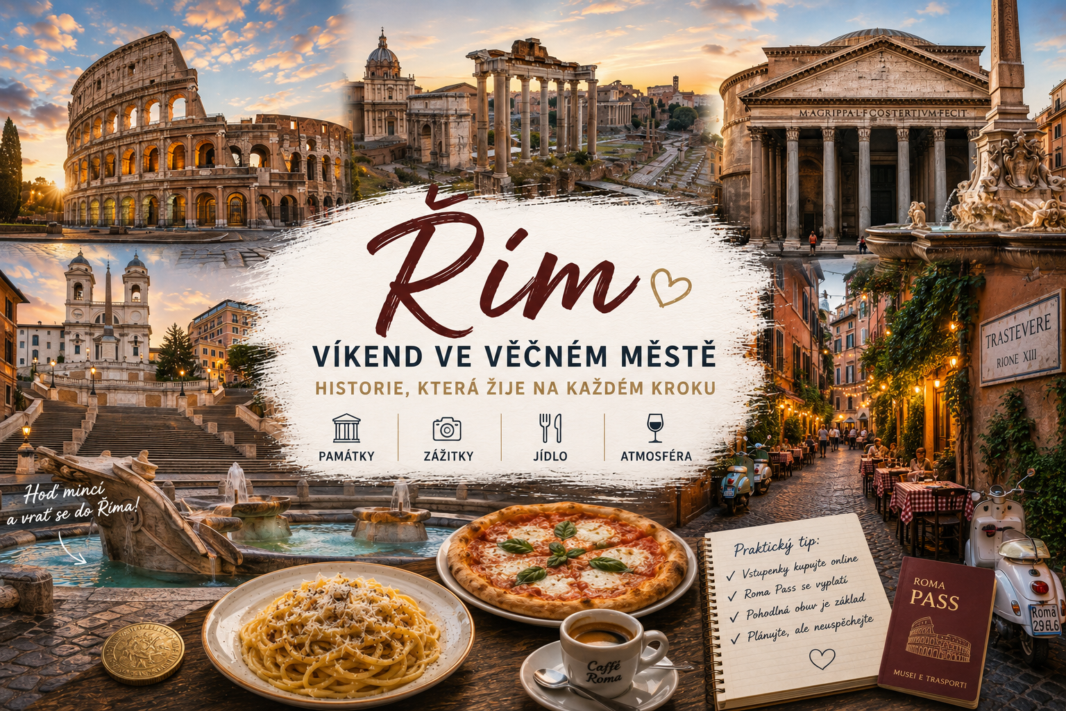 Řím: víkend ve věčném městě