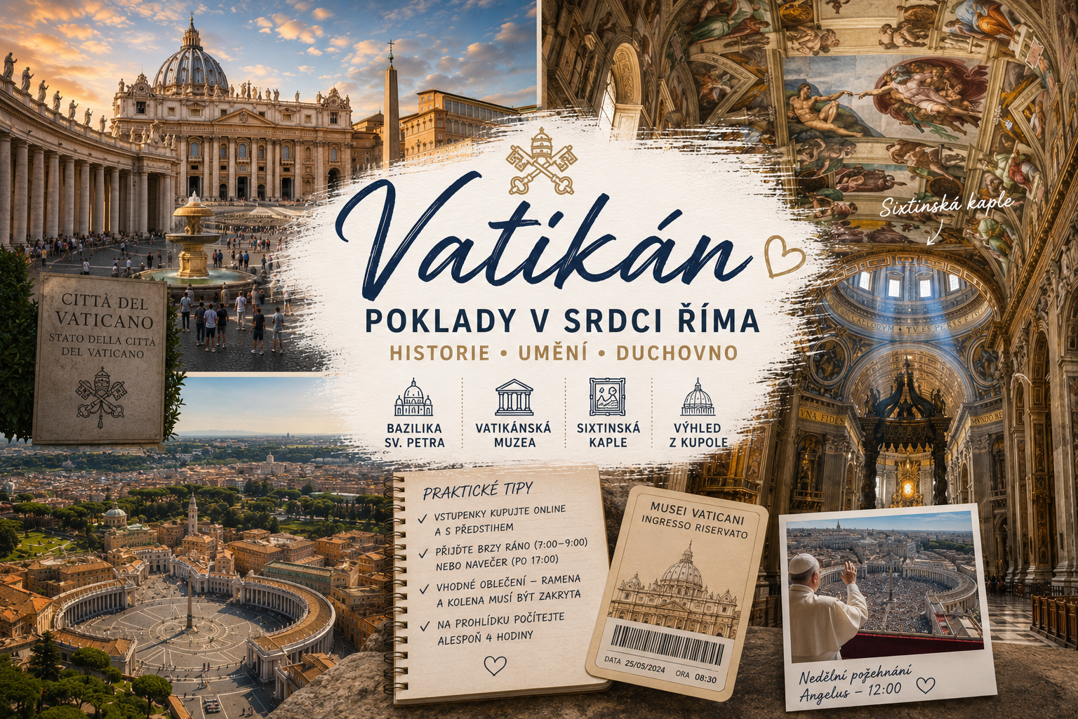 Vatikán: nejmenší stát světa plný pokladů